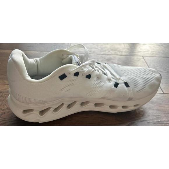 Men's Running Shoes White Cushioned Breathable Comfortable Sports Sneakers 9.5 - Picture 11 of 11